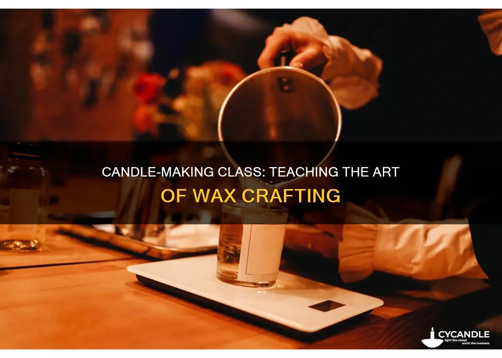 how to teach a candle making class