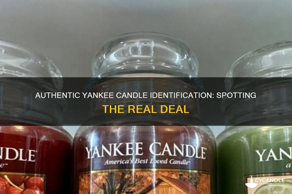 how to tell a real yankee candle
