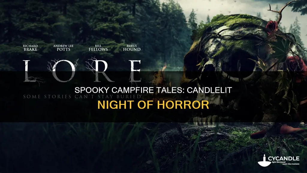 how to tell a scary campfire story candle