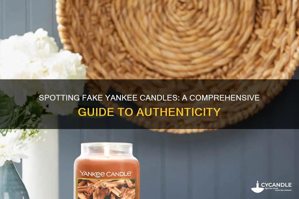 how to tell if a yankee candle is fake