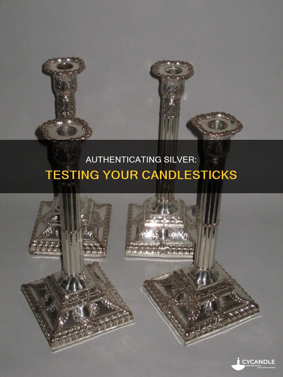 how to tell if candle sticks are made of silver