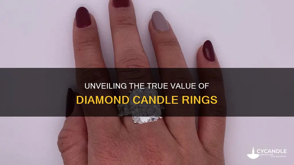 how to tell the value of a diamond candle ring