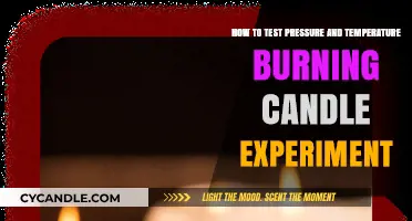 Testing Pressure and Temperature in a Burning Candle Experiment