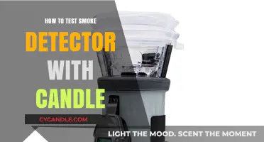 Testing Smoke Detectors: Candle Safety Tips