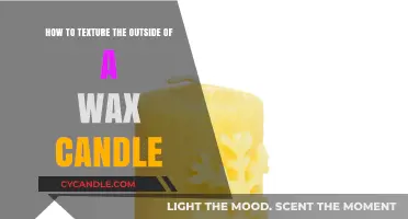 Creative Wax Candle Texturing: Enhancing Your DIY Candle's Exterior