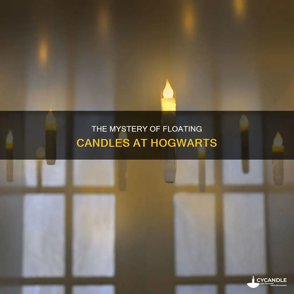 how to the candles float in hogwarts