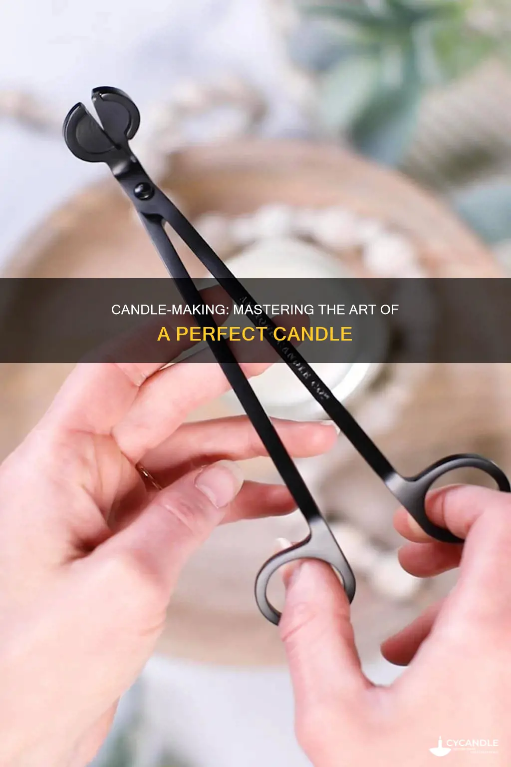 how to the top of a candle