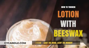 Thicken Your Lotion Naturally: A Beeswax Guide for DIY Skincare