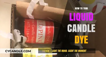 The Art of Thinning Liquid Candle Dye: A Simple Guide