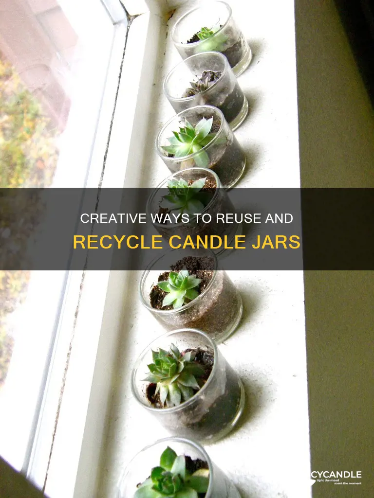 how to throw away candle jars