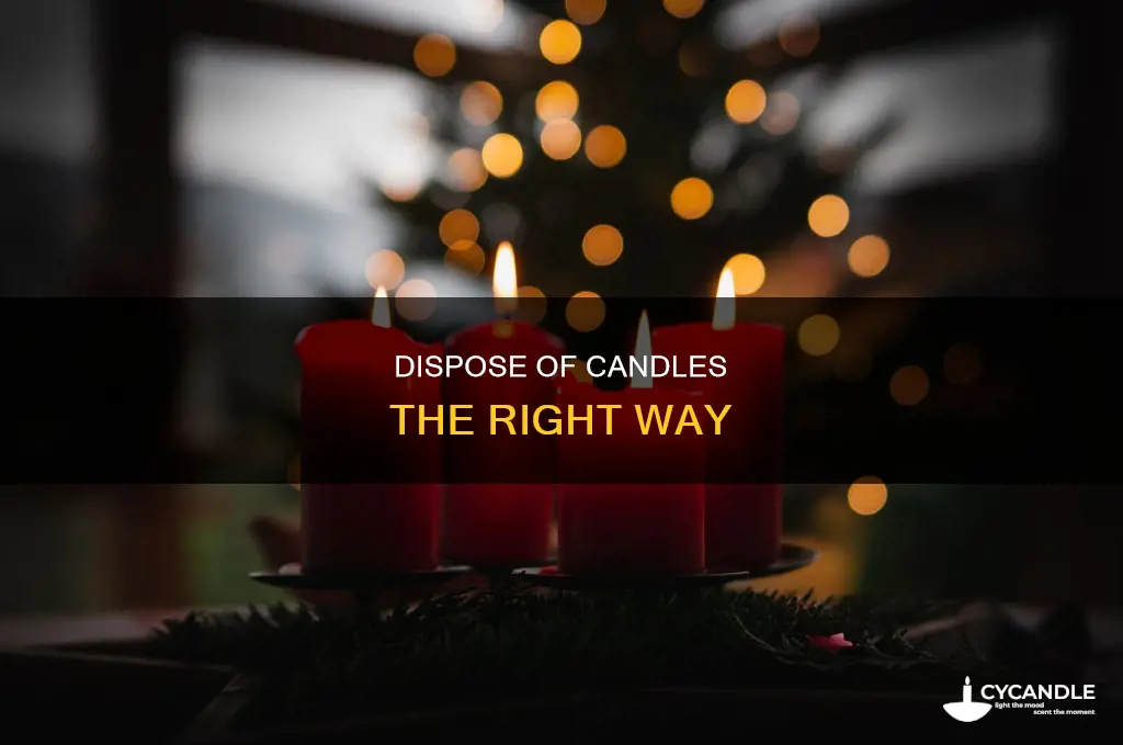 how to throw out candles