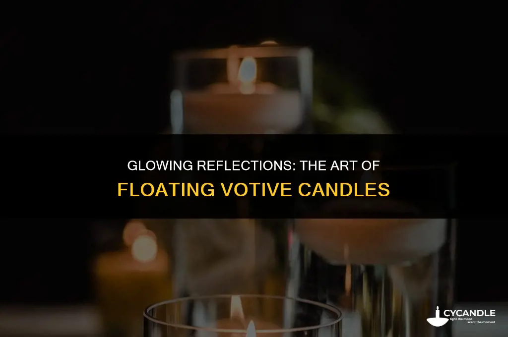 how to throw votive candles through water
