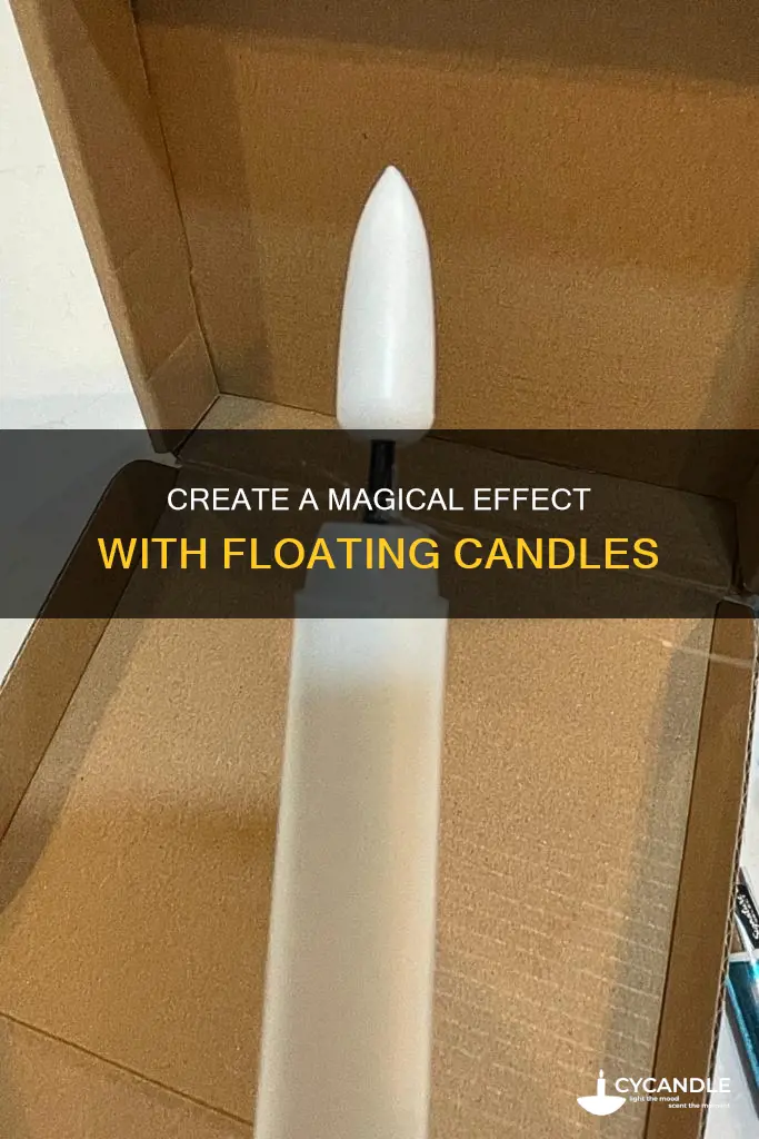 how to tie floating candles