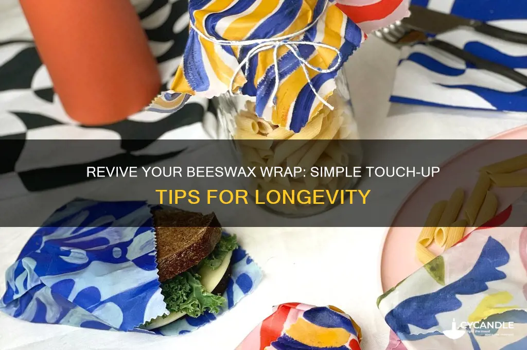 how to touch up beeswax wrap