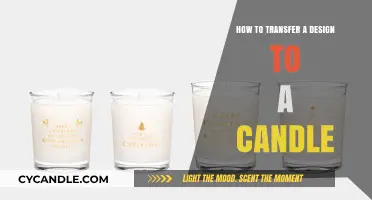 Transferring Art: Candles as Your Creative Canvas
