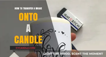 Transferring Images onto Candles: A Creative DIY Project