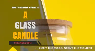 Transferring Photos: Glass Candles Made Easy