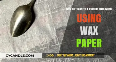 DIY Image Transfer: A Simple Guide to Wax Paper on Wood