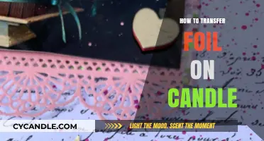 Transfer Foil Application on Candles: A Step-by-Step Guide