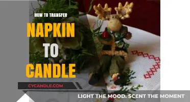 Transferring Napkin Designs to Candles: A Simple Guide