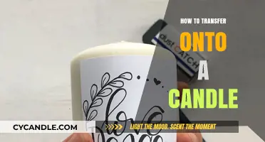 Transferring Images onto Candles: A Step-by-Step Guide