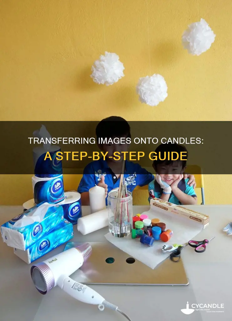 how to transfer onto a candle