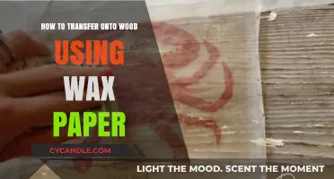 Effortless Wood Transfers: The Magic of Wax Paper