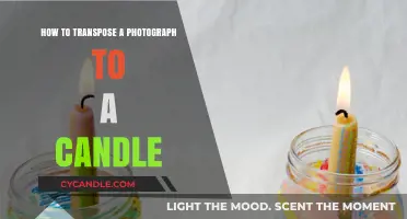 Transposing Photos onto Candles: A Creative DIY Guide
