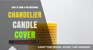 Trimming Polybeeswax Chandelier Candle Covers: A Step-by-Step Guide