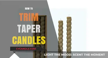 Trimming Taper Candles: A Step-by-Step Guide to Success