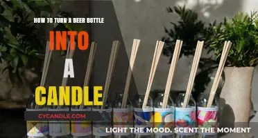 Transform Beer Bottles to Scented Candles