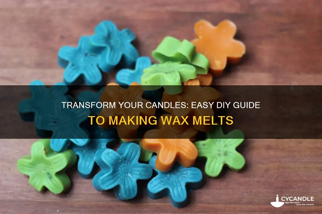 how to turn a candle into a wax melt