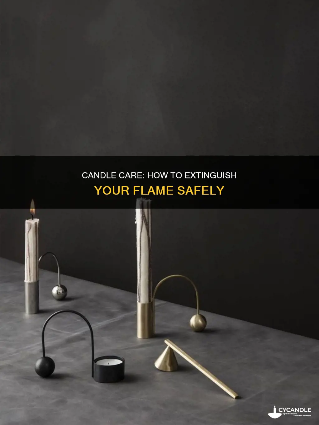 how to turn a candle off