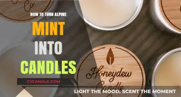 Alpine Mint Magic: Making Fragrant Candles at Home