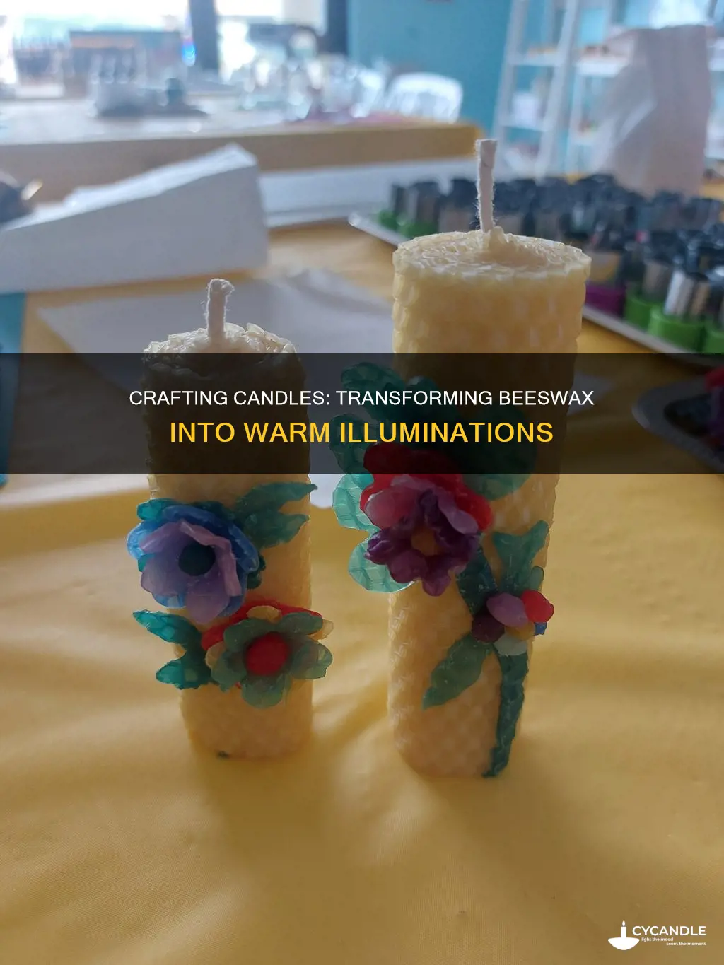 how to turn beeswax into candles