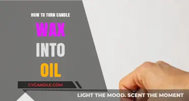 Transforming Candle Wax into Oil: A Simple DIY Recycling Guide