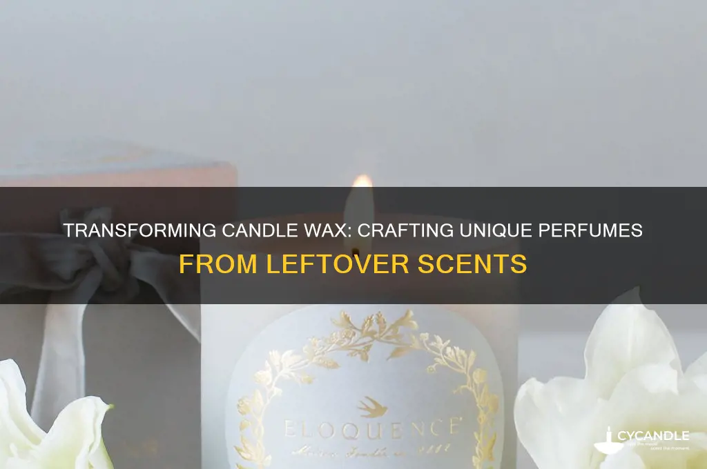 how to turn candle wax into perfume
