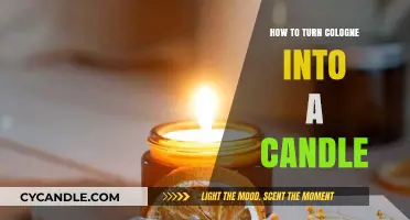 Creating Fragrant Candles with Cologne
