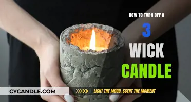 Safely Extinguishing Your 3-Wick Candle: A Quick and Easy Guide