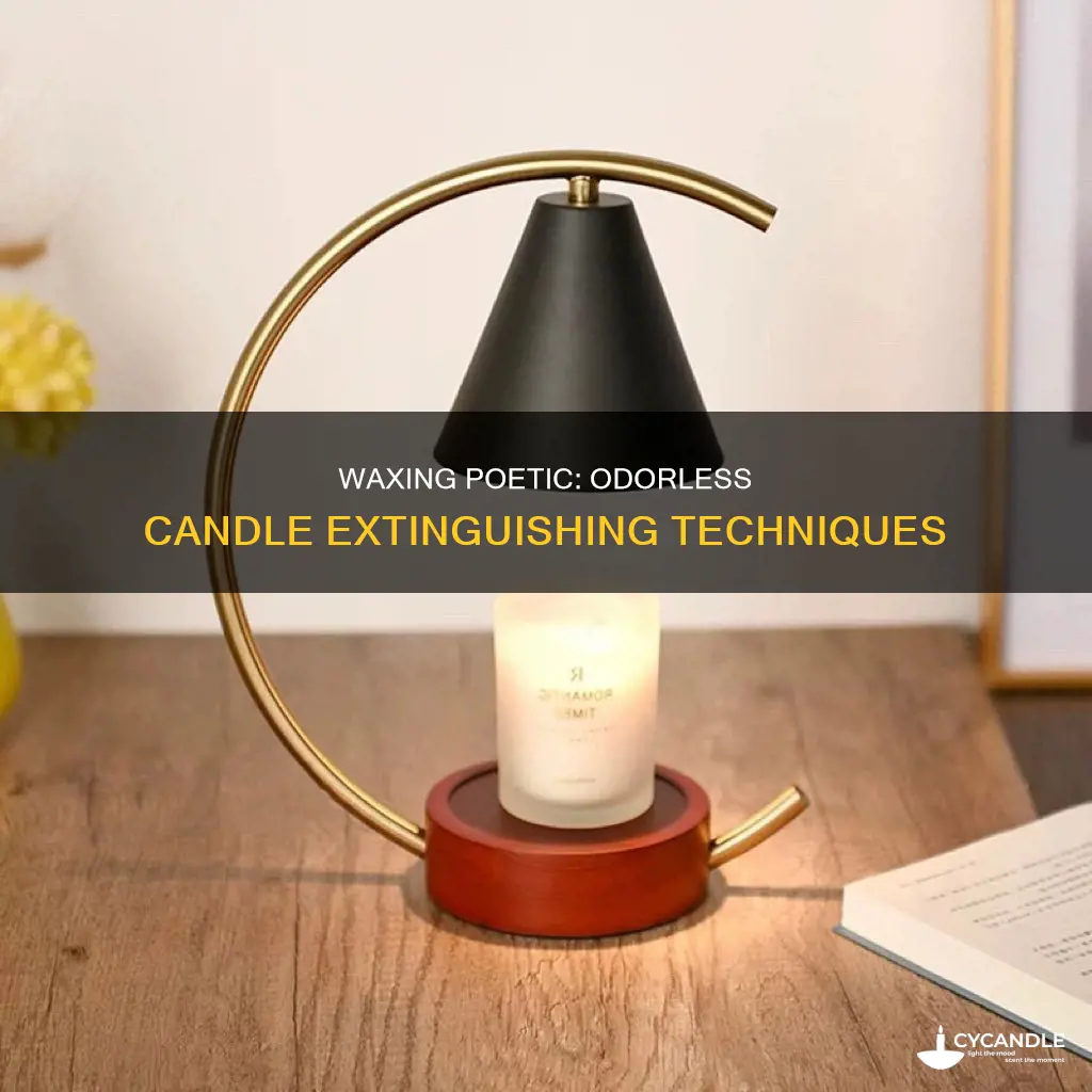 how to turn off a candle without smell
