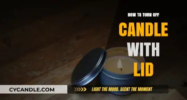 Extinguishing Candles: Use a Lid, Here's How