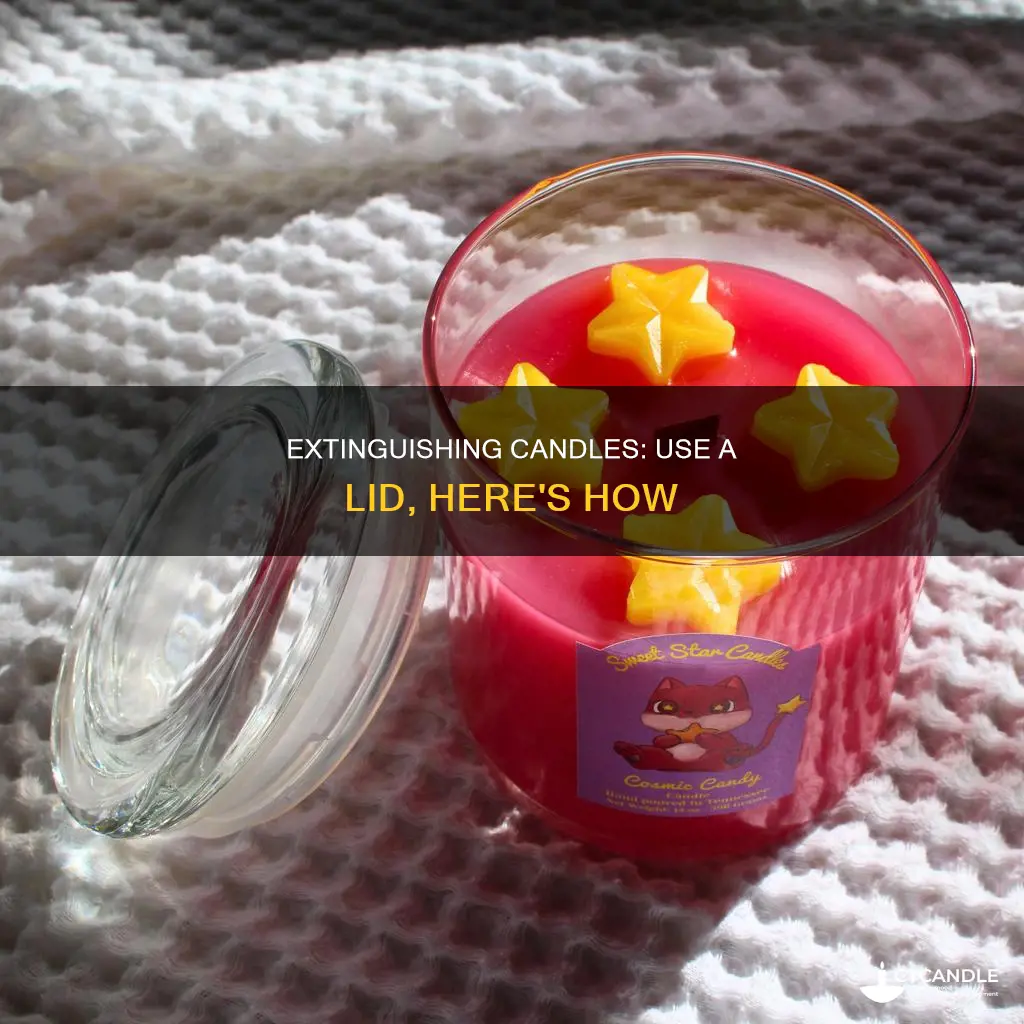 how to turn off candle with lid