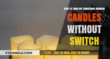 Turning Off Christmas Candles: A Switch-Free Solution