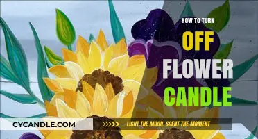 Extinguishing Flower Candles: A Simple Guide