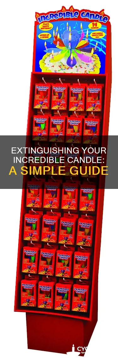 how to turn off incredible candle