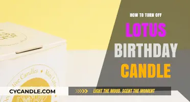Extinguishing Lotus Birthday Candles: Quick and Easy Steps