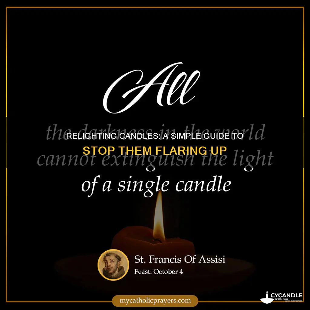 how to turn off relighting candles