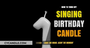 Birthday Candles: Turning Off the Singing Safely