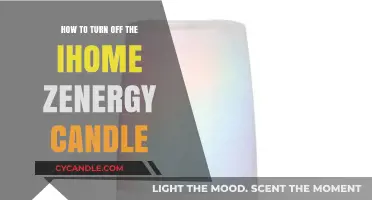 Easy Steps to Turn Off the iHome Zenergy Candle