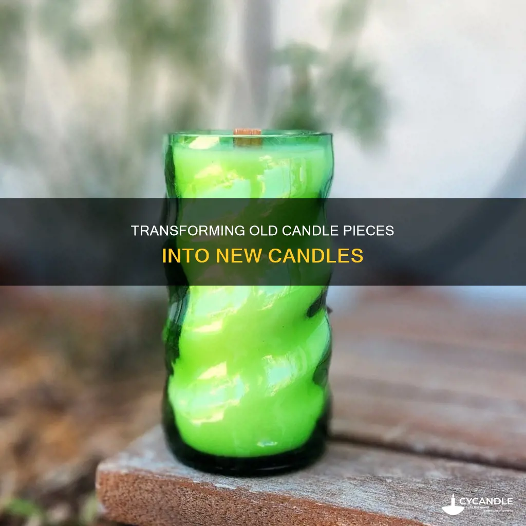 how to turn old candle pieces into candles